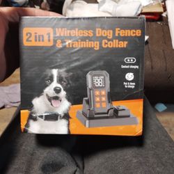 Wireless Dog Fence & Training Collar 