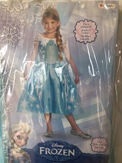 Elsa From Frozen costume for 7yrs old girl