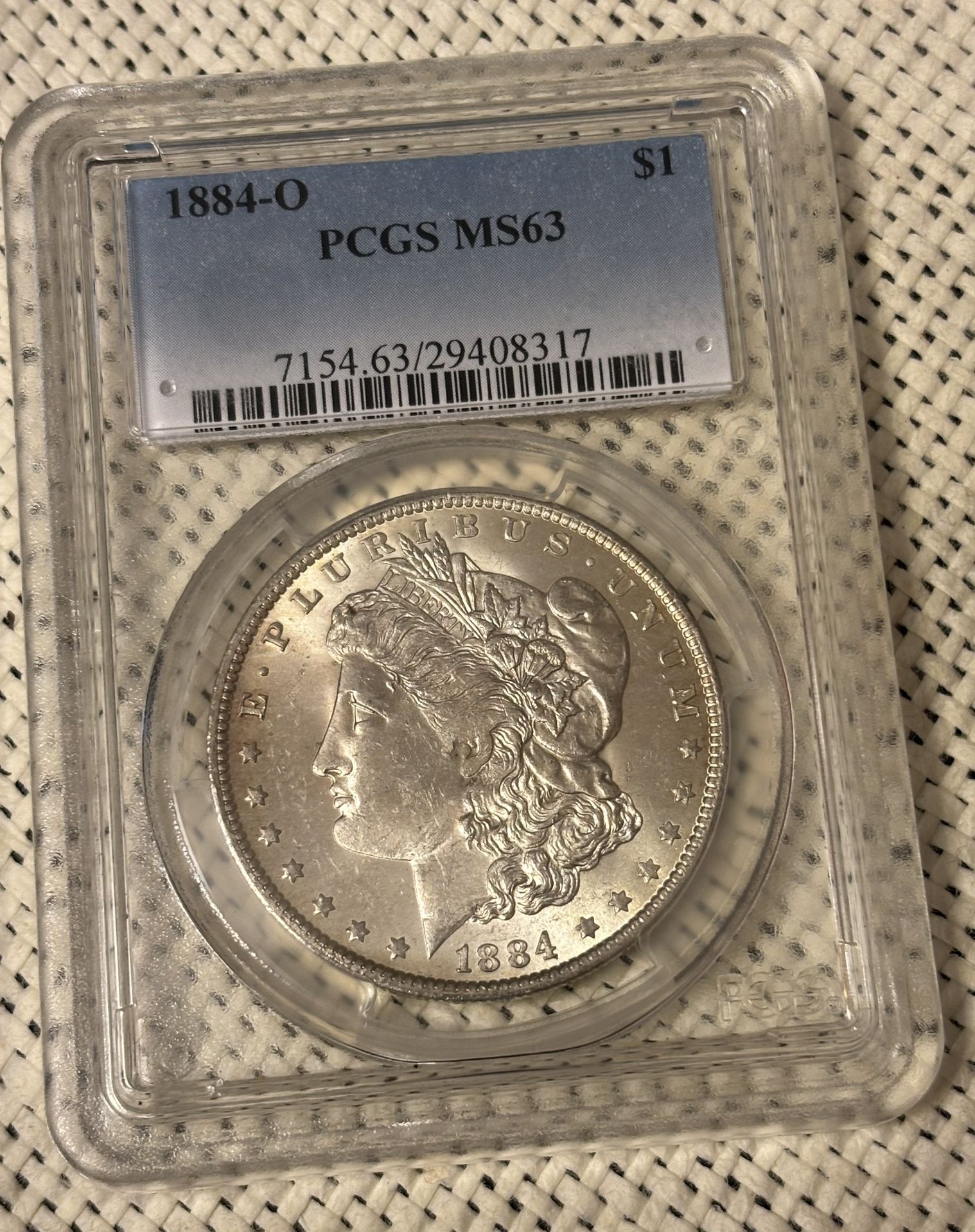 $1 1884 O MS 63. Coin USA , Morgan Dollar