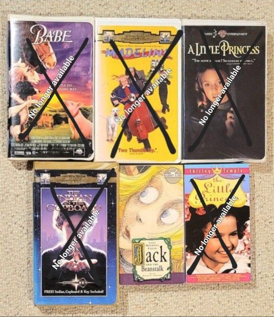 Assorted VHS