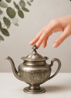 Antique teapot for collection