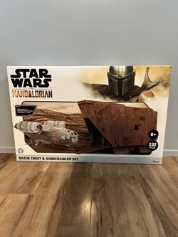Star Wars The Mandalorian Razor Crest & Sandcrawler Set Paper Model Kit 332 PCS