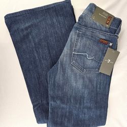 7 For All Mankind Jeans Womens 27 Dojo Trouser Flare Leg Jeans