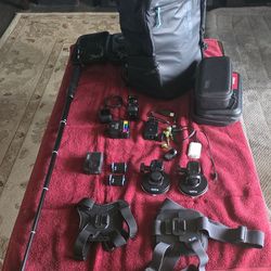 Gopro hero 9 black plus lots of extras used twice.