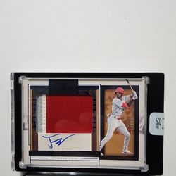 2024 Panini Three & Two Justin Crawford Prospect Jersey Patch Auto /32 Phillies
