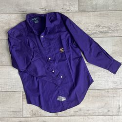 Ralph Lauren Cotton Shirt Size 8