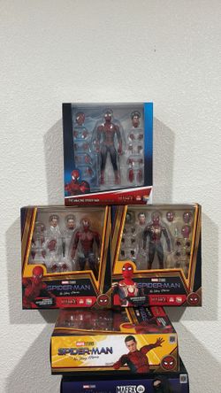 SEALED Mafex Spiderman Lot