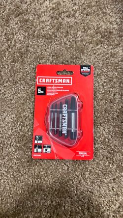 Craftsman 5-Piece Spiral Screw Extractor Set