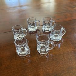 Vintage Federal Glass Shot Glasses