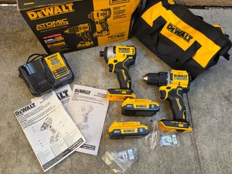 DEWALT ATOMIC  20-Volt Combo Kit 2.0Ah Batteries