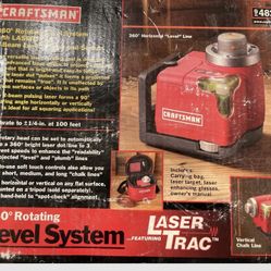 Craftsman 360 degree Lasertrac rotating level system - 48249   