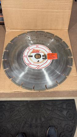 14” Dry Cutting Concrete Blade.