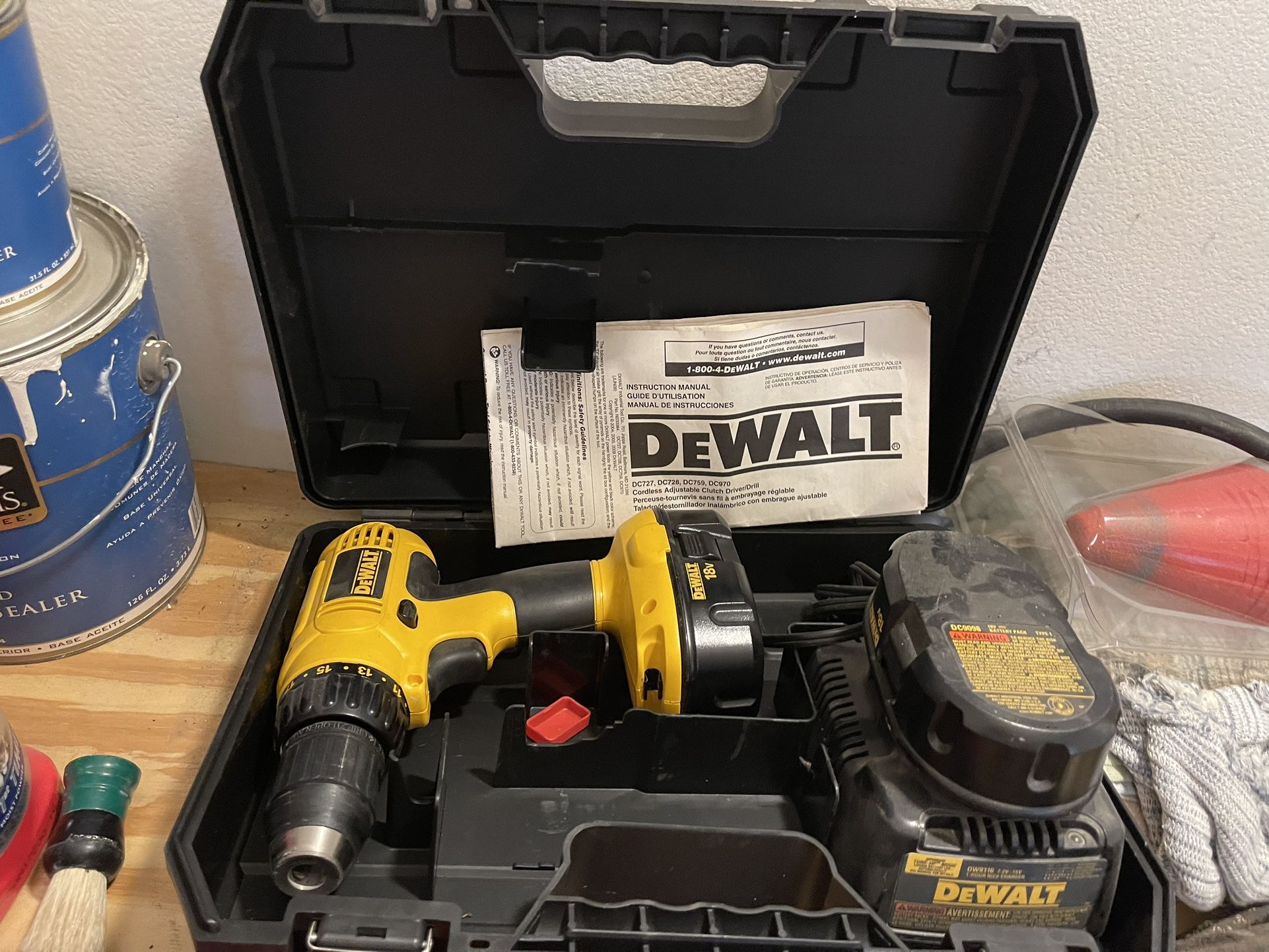 Dewalt DC970 18V Drill Driver Black Yellow for Sale in