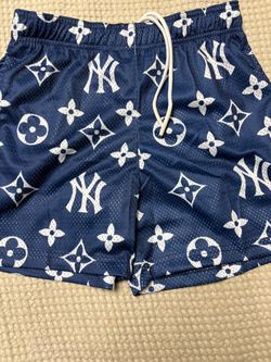 Small Bravest NY Monogram Mesh Shorts