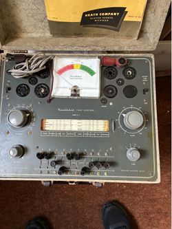 Vintage heath kit tube tester
