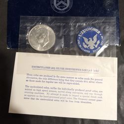 1971-S Eisenhower Uncirculated Silver Dollar US Coin
