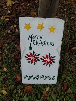 Decorative holiday slate