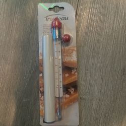 Red Candy & Deep-Fry Thermometer with Protective Case