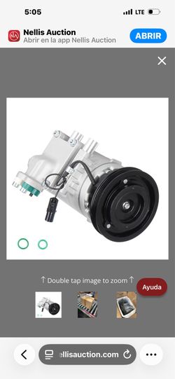 Air Conditioner AC Compressor with Clutch for Hyundai Elantra 2.0 2.0L 2001 2002 2003 2004 2005 2006, for Tiburon 2.0L 03 04 05 06 07 08, for Tucson 2