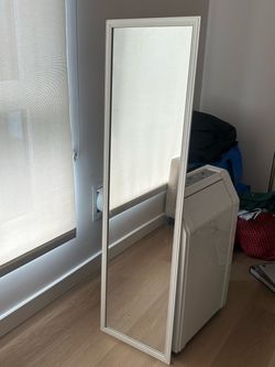 Full Length Floor Mirror White Frame