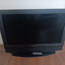 Large TV With Remote