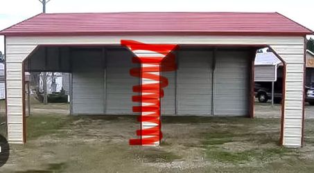 35’ x 15’ carport/garage/ shed