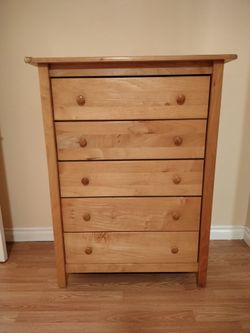 Solid wood dresser $30