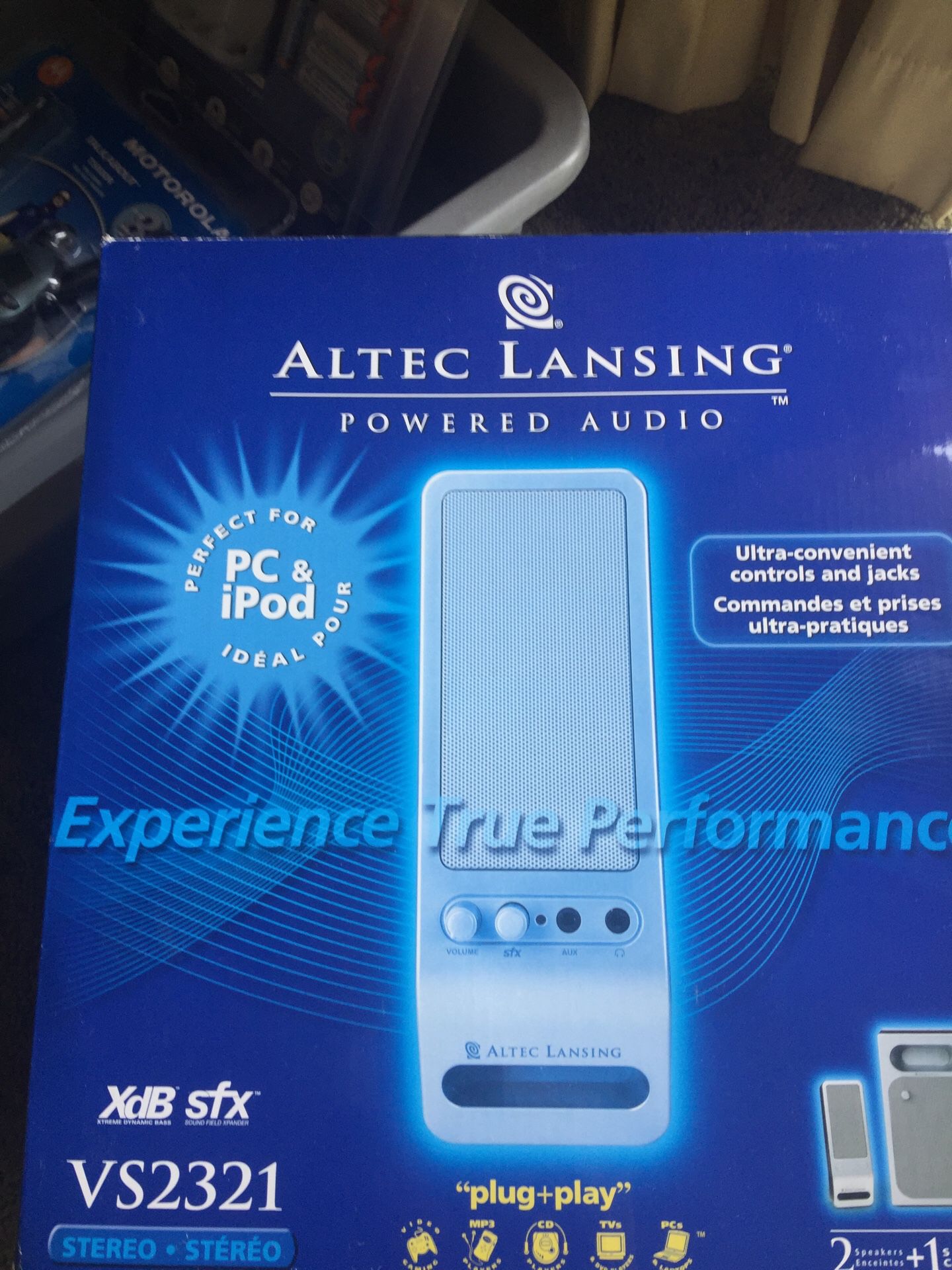 Alter Lansing powered audio. New in Box.