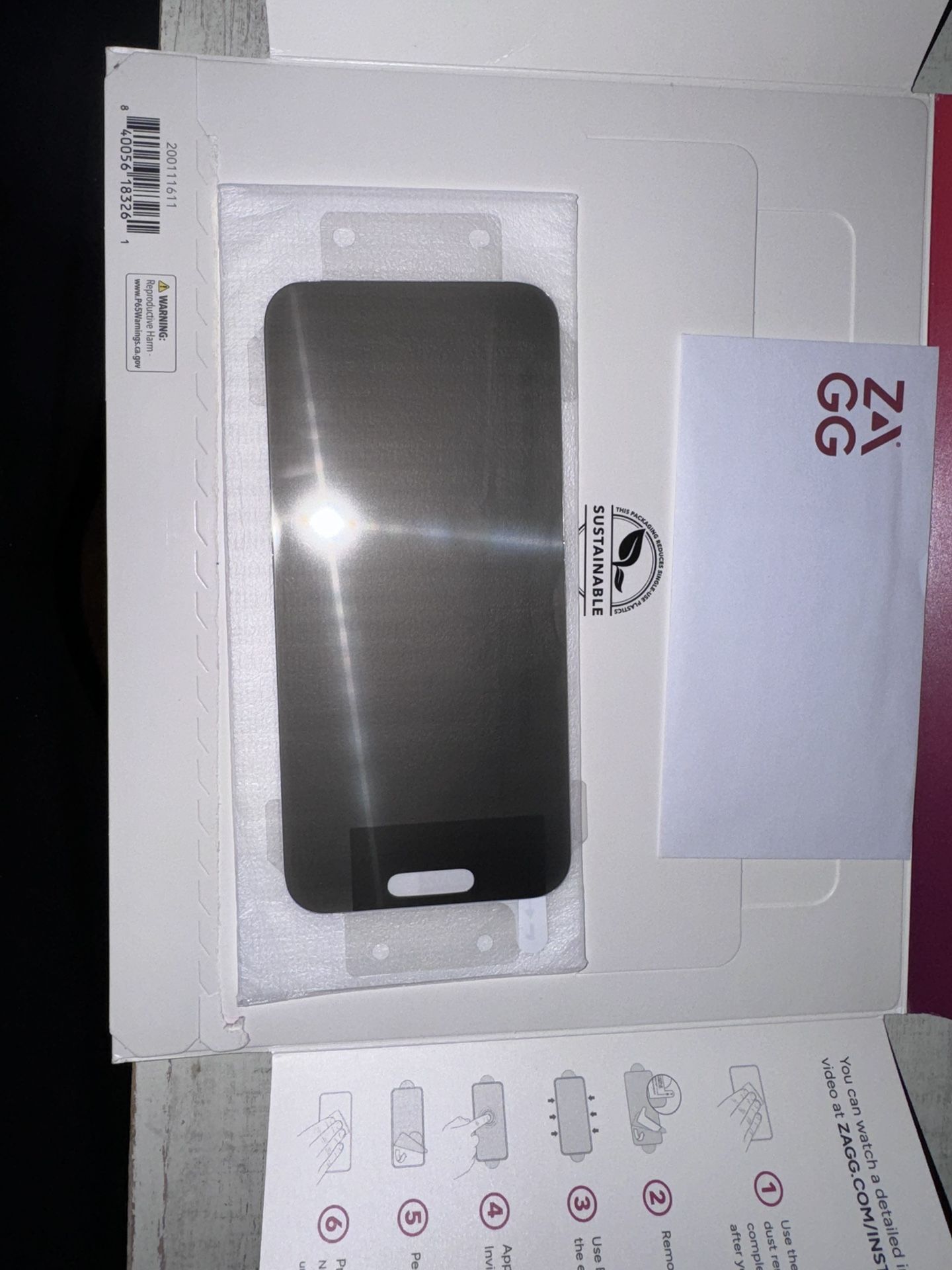 iPhone 15 Pro Zagg Screen Protector