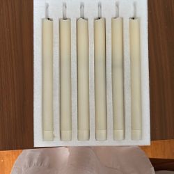42 Real Wax LED Taper Candles