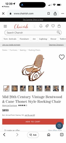 Vintage rocking chair