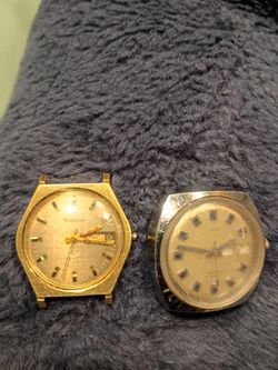 Vintage Bulova and Timex Watches