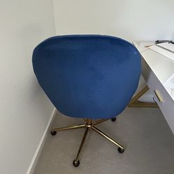 Office chair blue