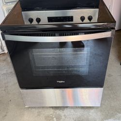 Whirlpool Electric Stove stainless steel