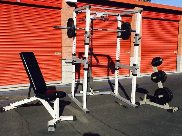 Keys Fitness squat rack / cage weights set fitness & gym equipment