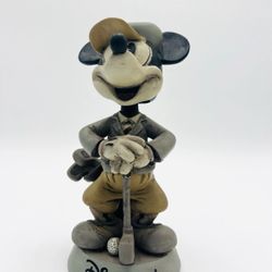 Vintage Disney Mickey Mouse Golfer Bobblehead – Disneyland Resort – 8” Figurine