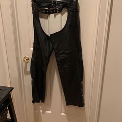 EUC American Top Leather Chaps - Size L