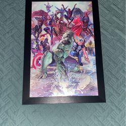 Marvel avengers painting