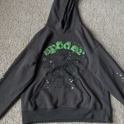 Grey Spider Hoodie
