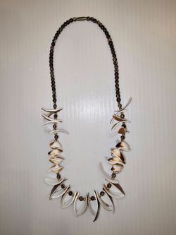 Seashell and Bead Necklace