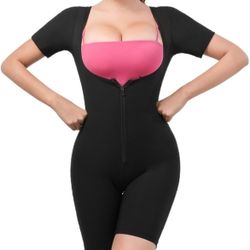 Women’s Full Body Shapewear Sport Sweat Neoprene Suit,Waist Trainer Bodysuit with Adjustable Straps for Weight Loss