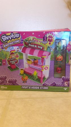 Shopkins kinstructions fruit & veggie stand