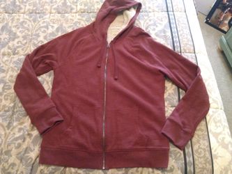 Men's Sonoma hooded zip down sweatshirt size Large