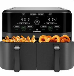 Chefman 6 Quart Dual Basket Air Fryer - Digital Touchscreen