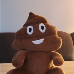 Poop emoji plush