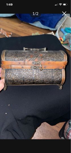Decorative Wooden Treasure Chest Box