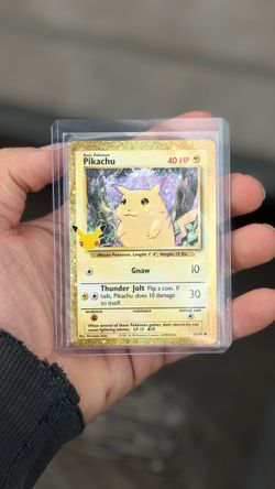 30th anniversary Basic pikachu