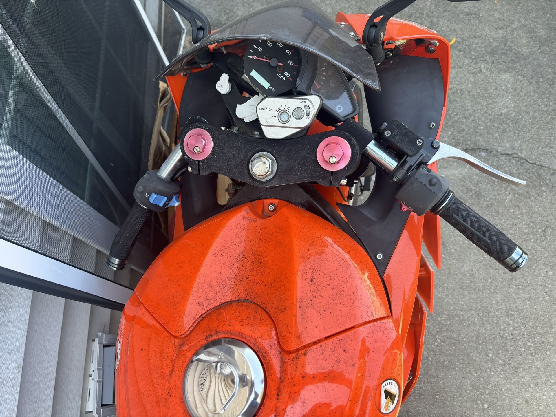 2021 DongFang C 18 50cc. Orange/Black