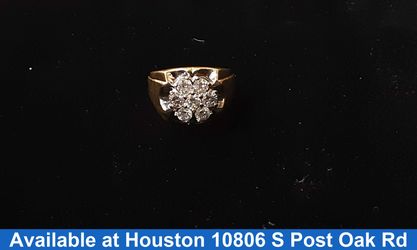 Men's Ring - Yellow Gold 14k (.585) 10.9 grams Size 10.5