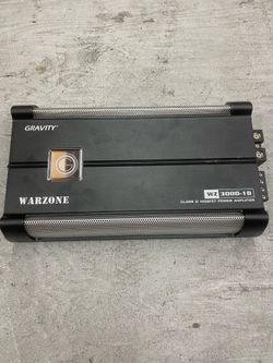 Gravity WZ3000.1D Warzone 3000W Class D Amp